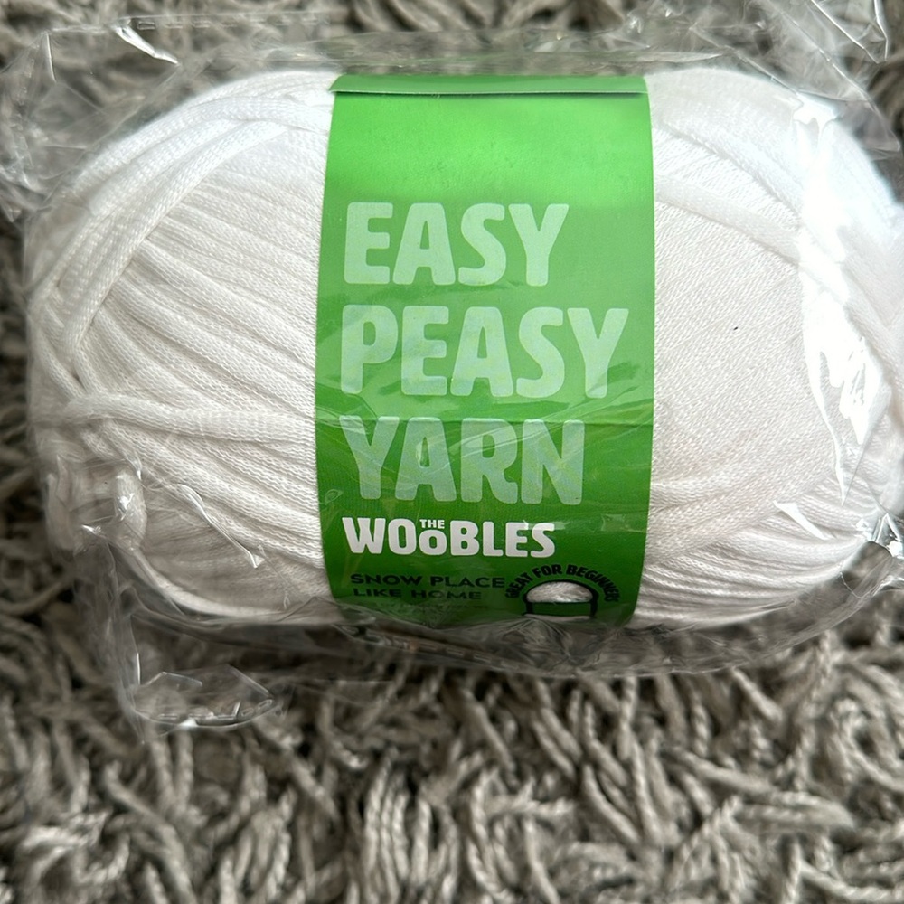 The Woobles Crochet Yarn - White